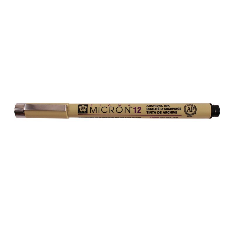 Sakura Pigma Micron Pen, Black, 0.70mm Size 12