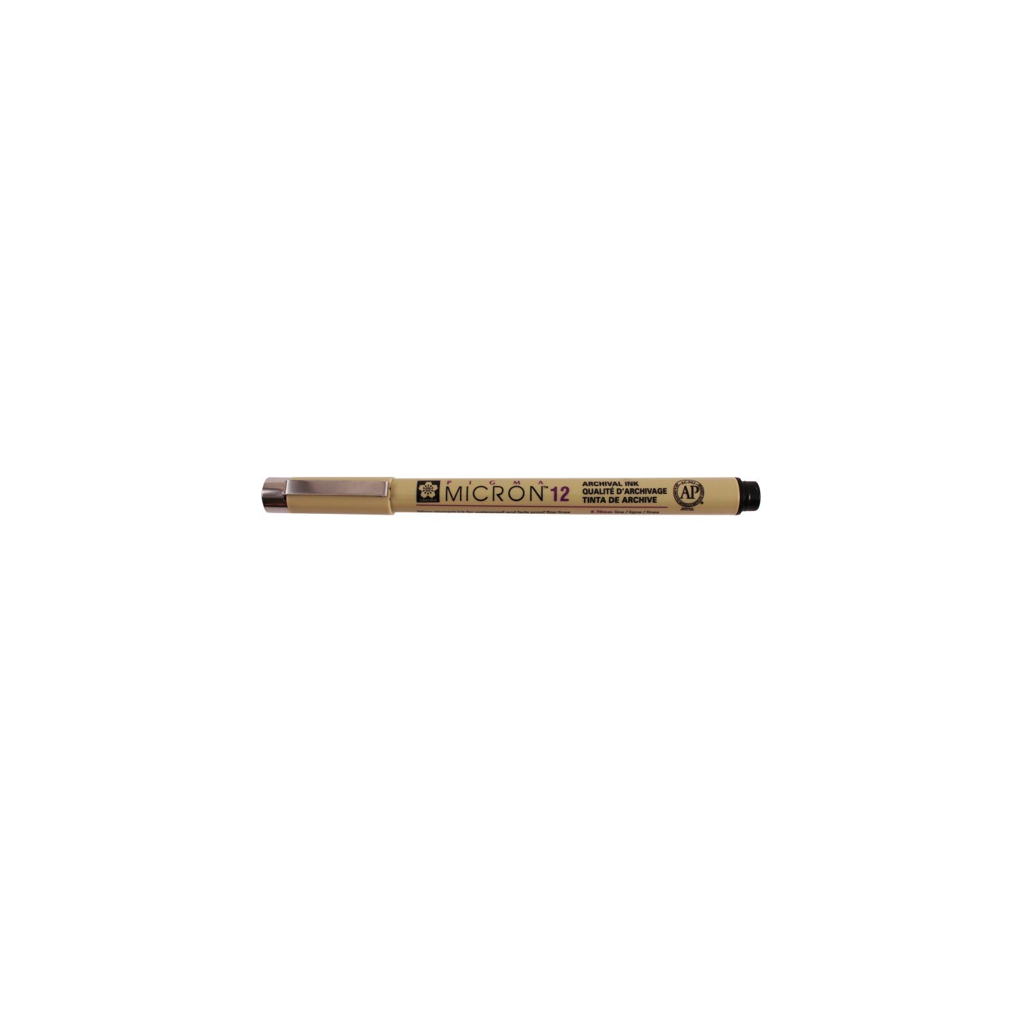 Sakura Pigma Micron Pen, Black, 0.70mm Size 12