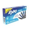 EXPO® Vis-a-Vis Wet Erase Markers, Ultra Fine Point, Blue, 12 Count