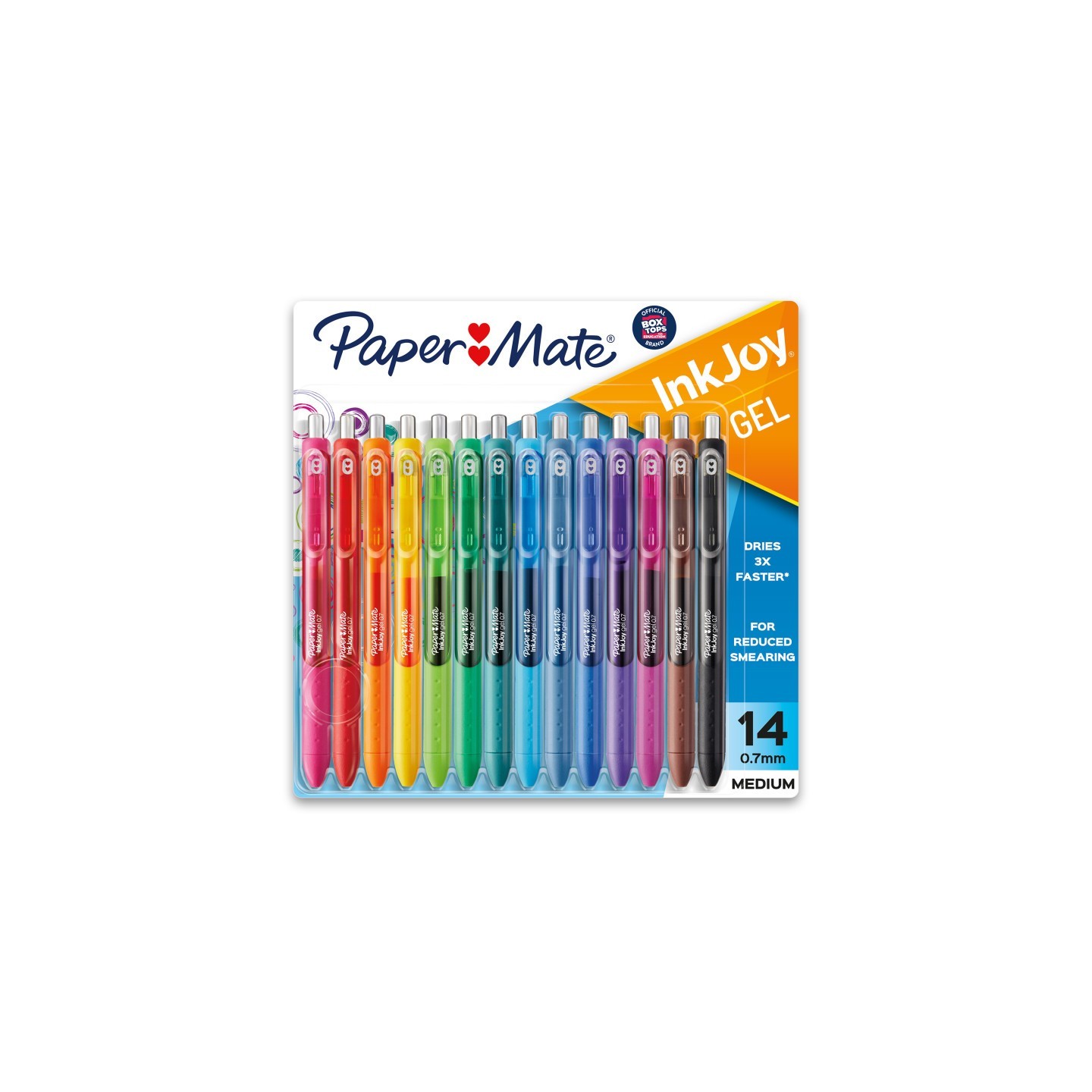 Paper Mate® InkJoy Gel Pens, Medium Point, Assorted, 14 Count