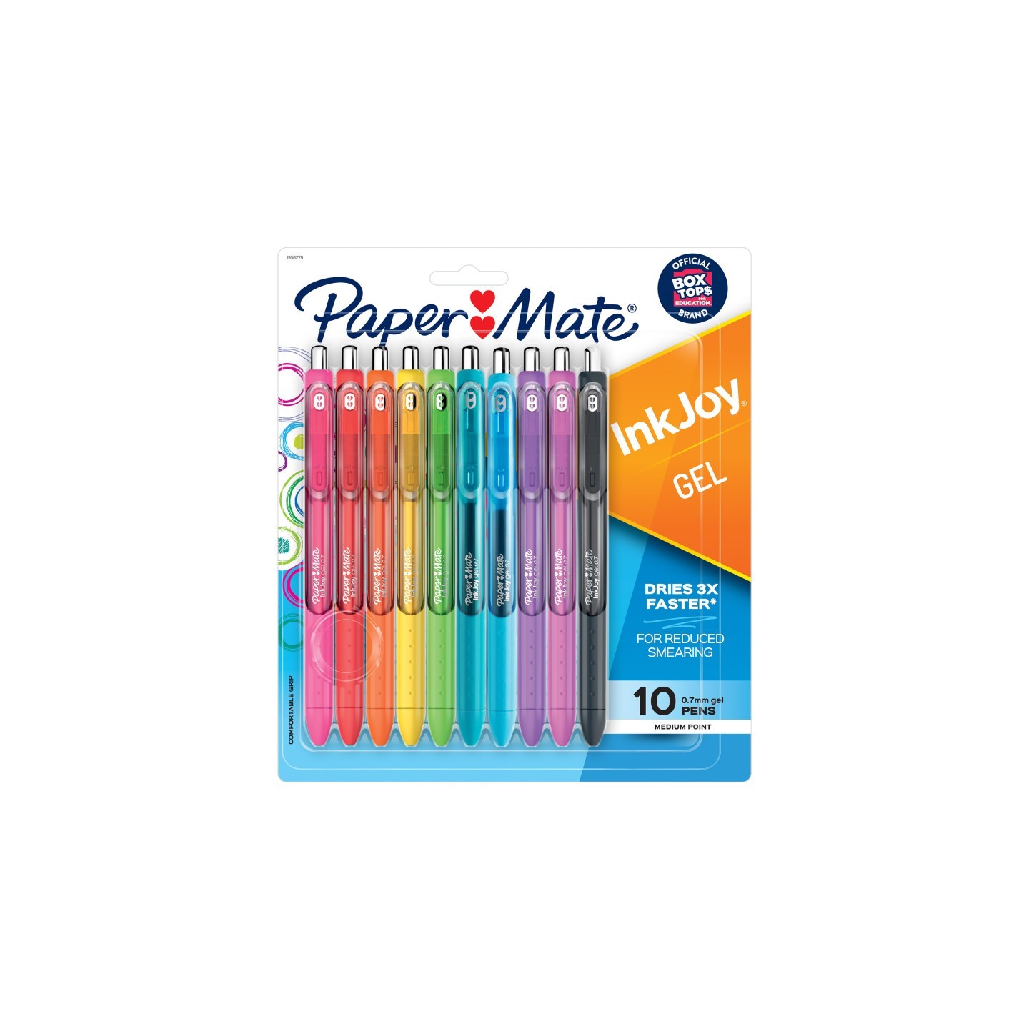 Paper Mate® InkJoy Gel Pens, Medium Point, Assorted, 10 Count