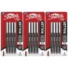 Sharpie® RollerBall® Pen, Needle Point (0.5mm) Precision Pen, Assorted Colors, 4 Per Pack, 3 Packs