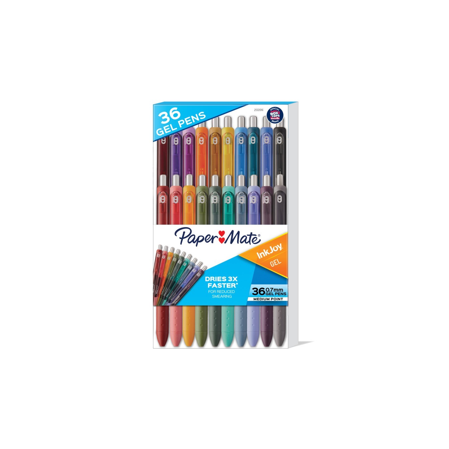 Paper Mate® InkJoy Gel Pens, Medium Point (0.7 mm), Assorted, 36 Count