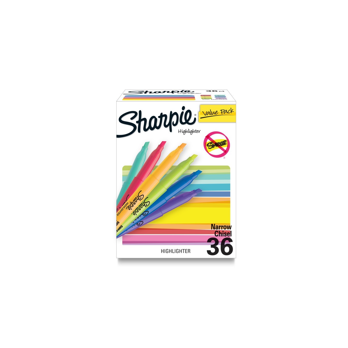 Sharpie® Pocket Highlighters, Assorted, Pack of 36