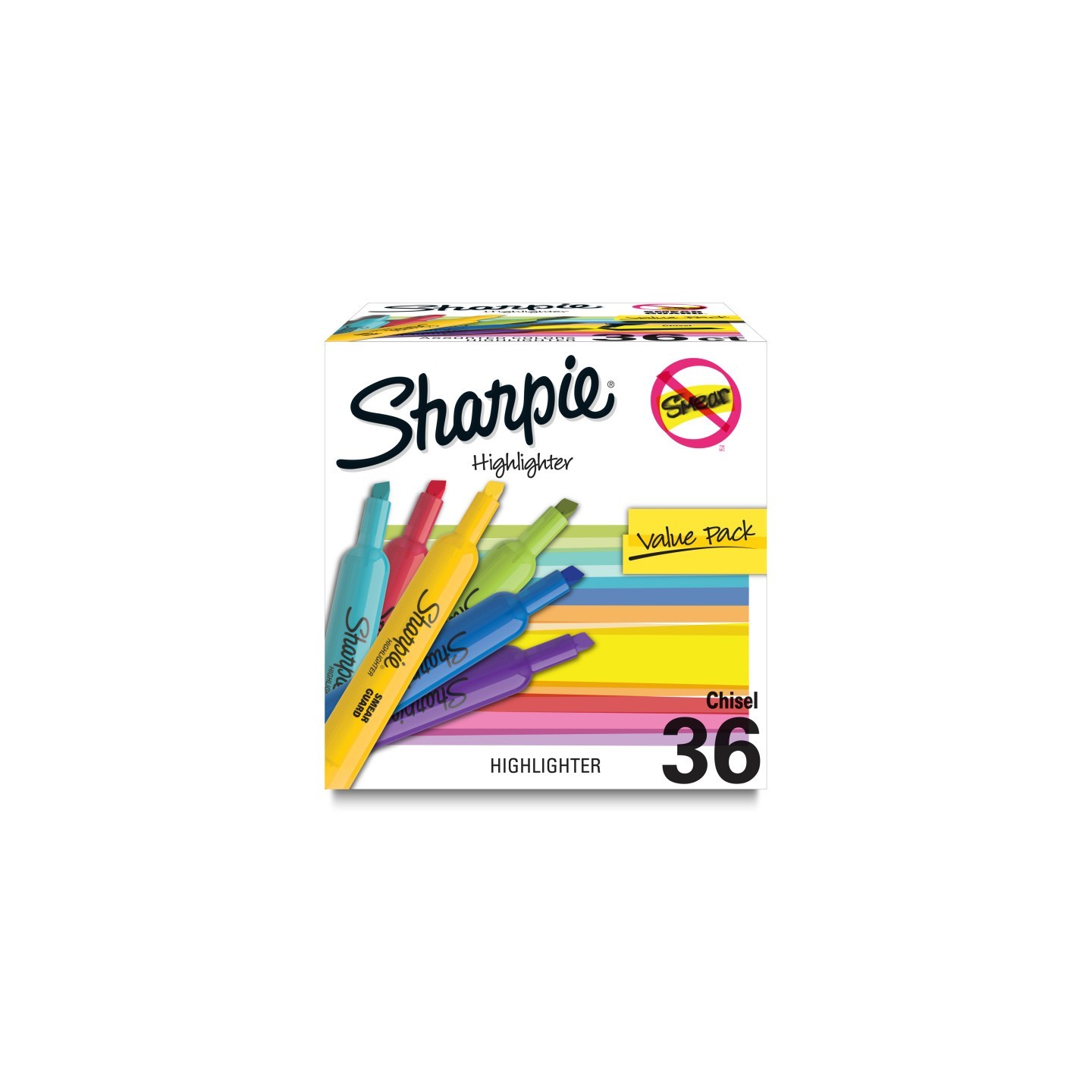 Sharpie® Tank Highlighters, Assorted, Pack of 36