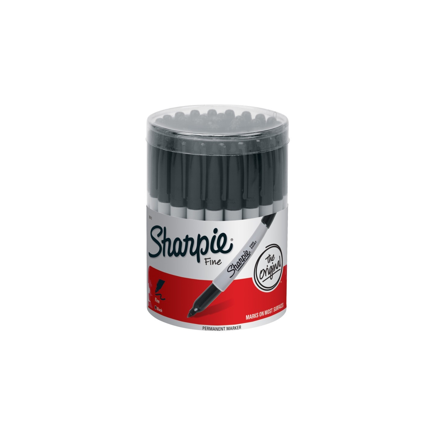 Sharpie® Permanent Markers, Fine Point, Black, 36 Count
