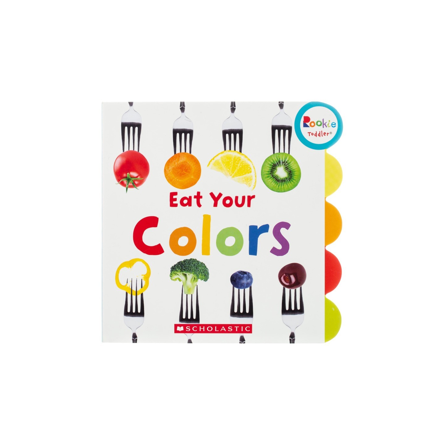 Scholastic Rookie Toddler® Board Book, Eat Your Colors