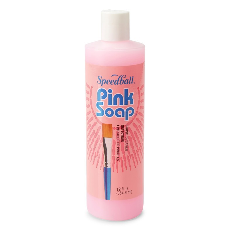 Speedball® Mona Lisa™ Pink Soap™ Artist Brush Cleaner