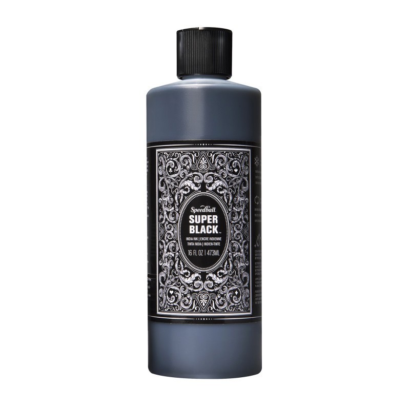 Speedball® Super Black India Ink, 16 oz