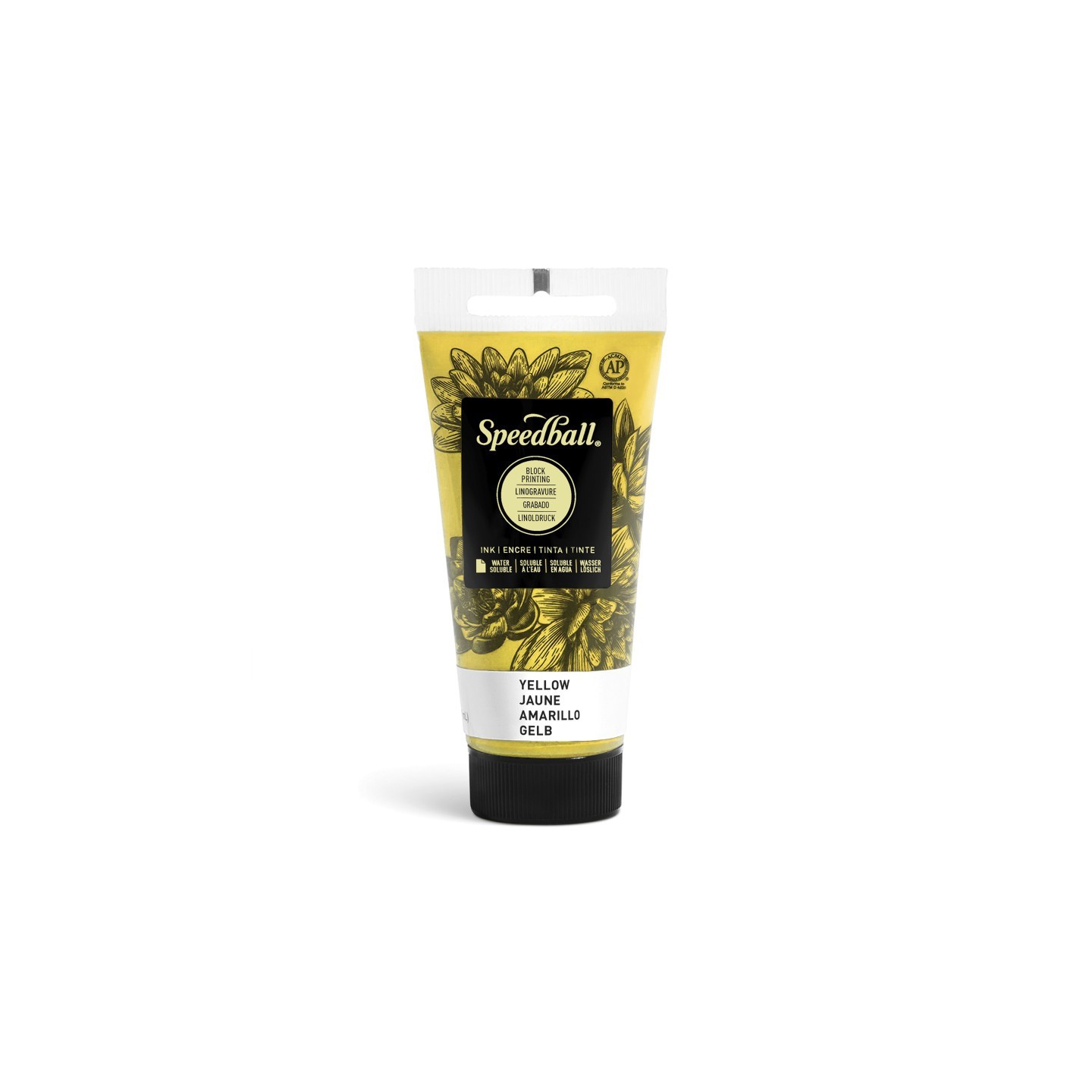 Speedball® Water-Soluble Block Printing Ink, 1.25 oz, Yellow