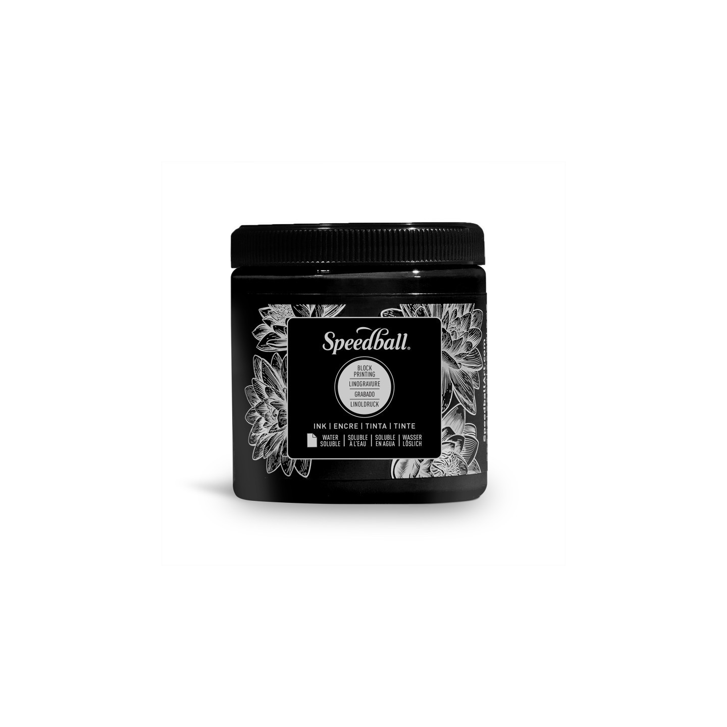 Speedball® Water-Soluble Block Printing Ink, 8 oz, Black