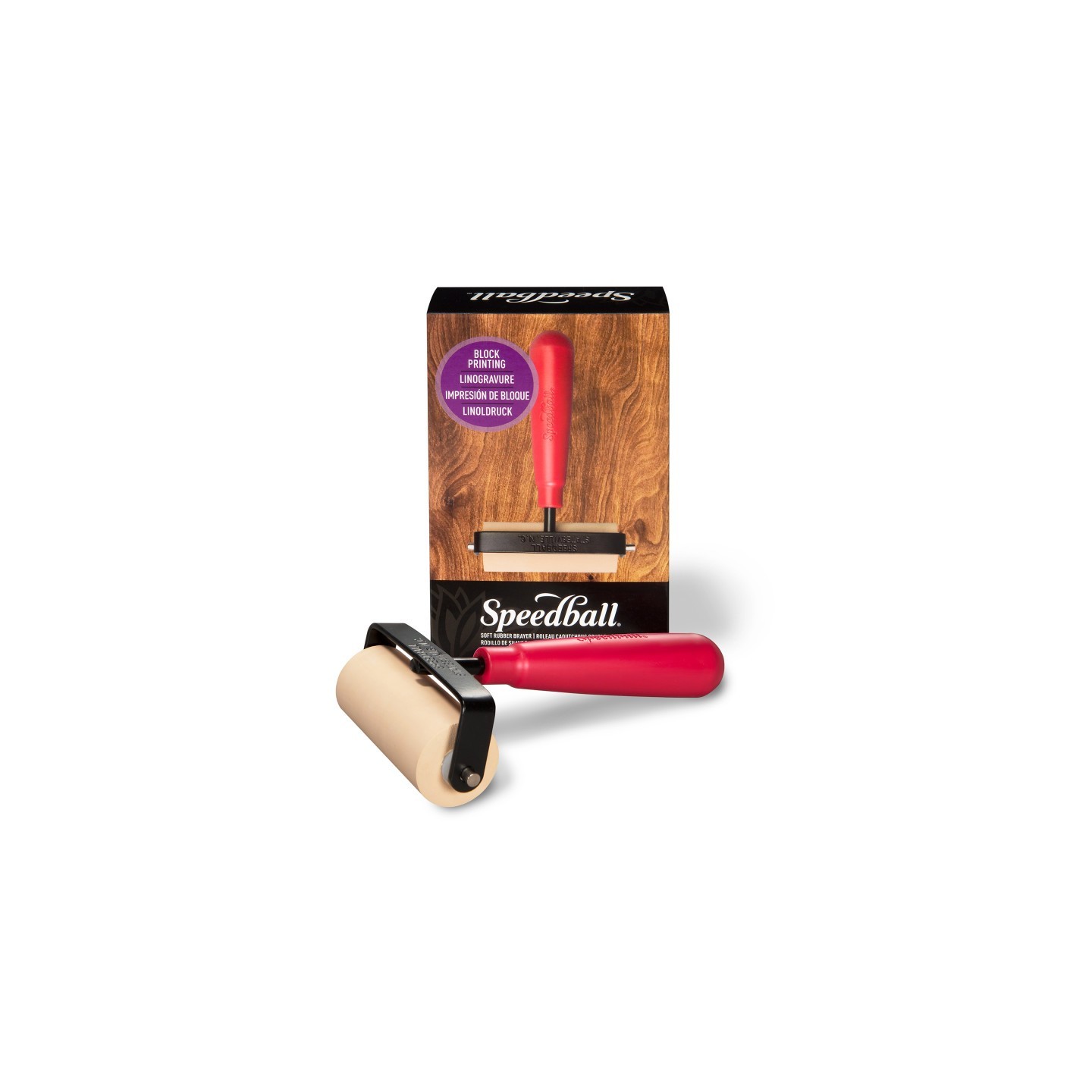Speedball® Deluxe Soft Rubber Brayer, 3 in