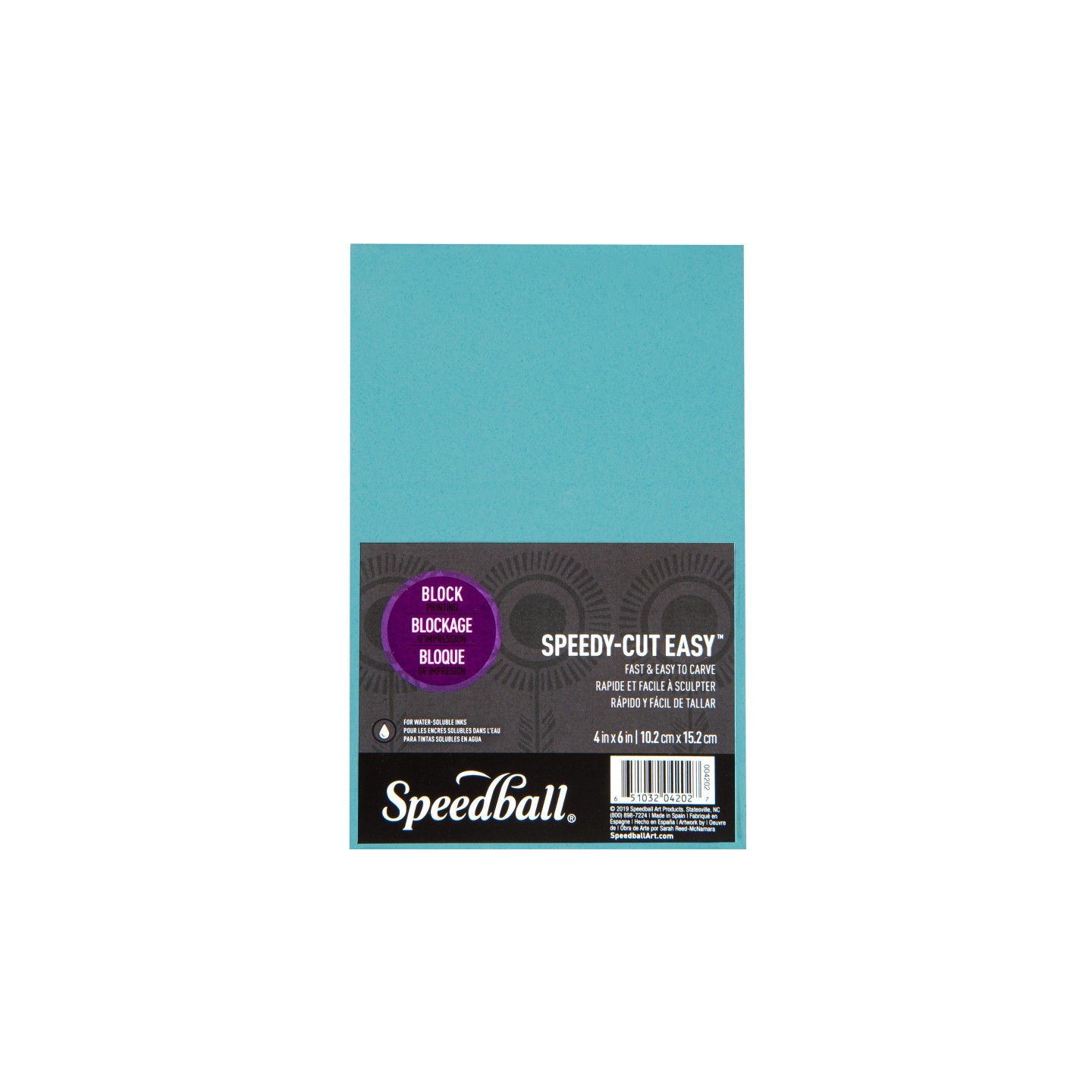 Speedball® Speedy Cut Easy™ Block, 4x6 in, Blue