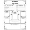 Scholastic Teaching Solutions Graphic Organizer Poster, All-About-Me Web, Grades 3-6