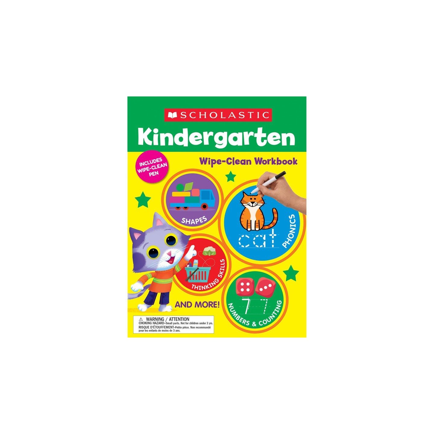 Scholastic Teaching Solutions Kindergarten Wipe-Clean Workbook