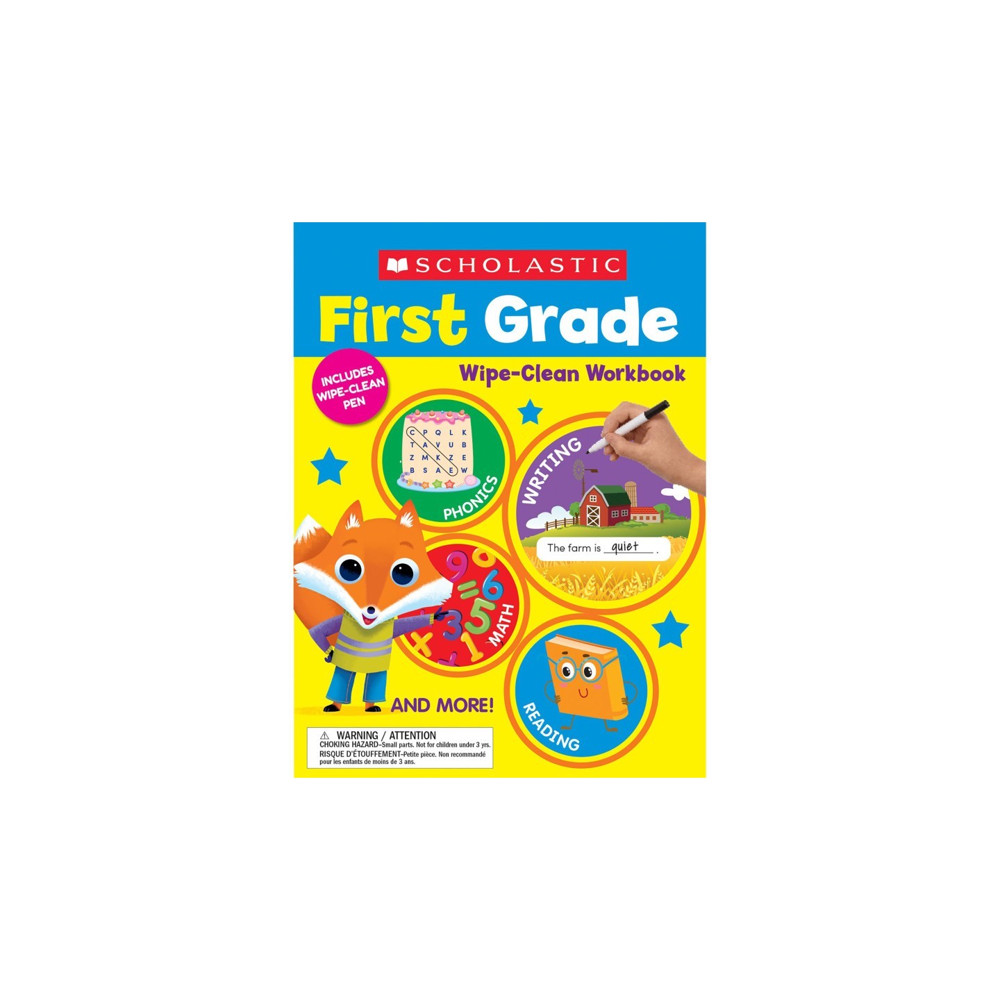 Scholastic Teaching Solutions First Grade Wipe Clean Workbook