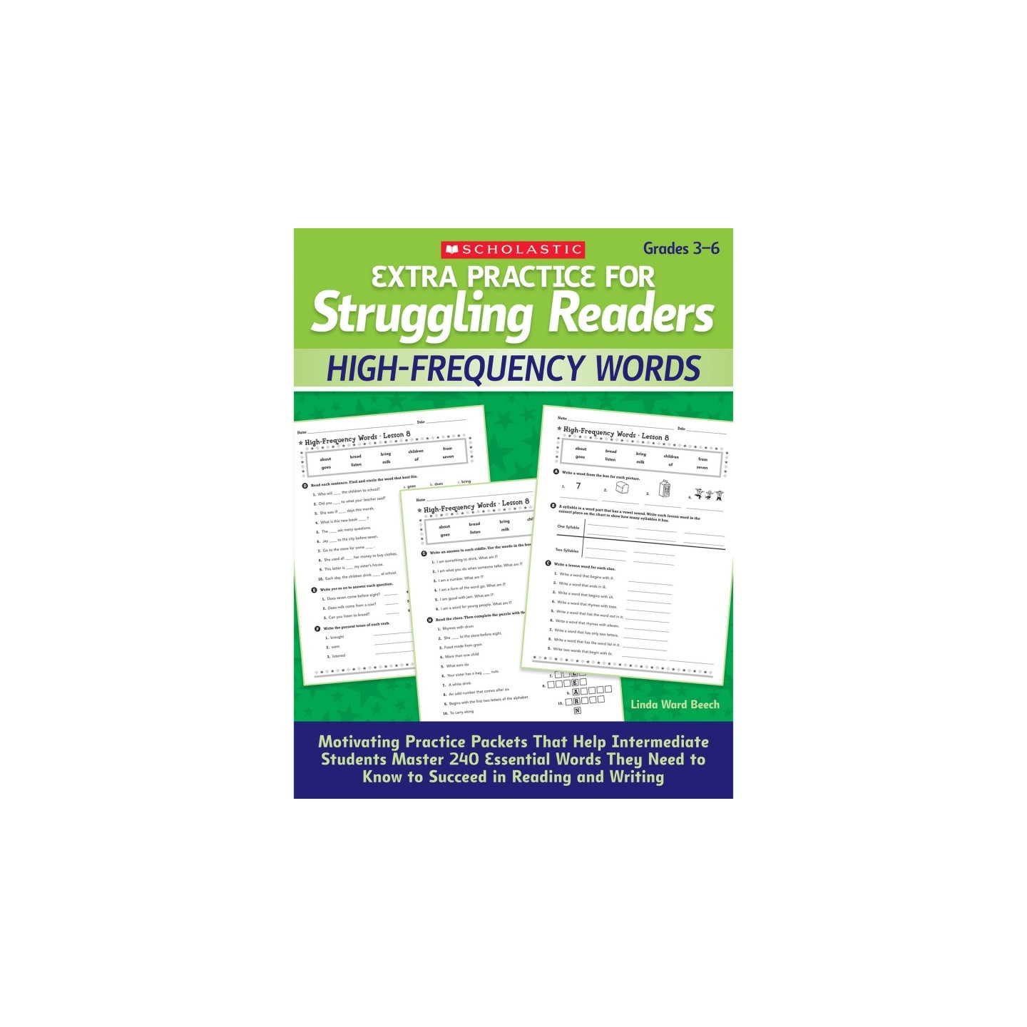 Scholastic Teaching Solutions Extra Practice for Struggling Readers: High-Frequency Words