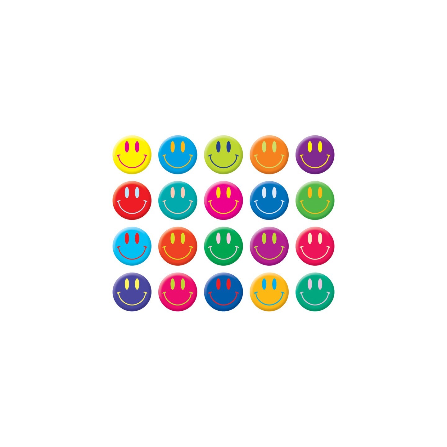 Scholastic Smiley Faces Stickers, Pack of 200