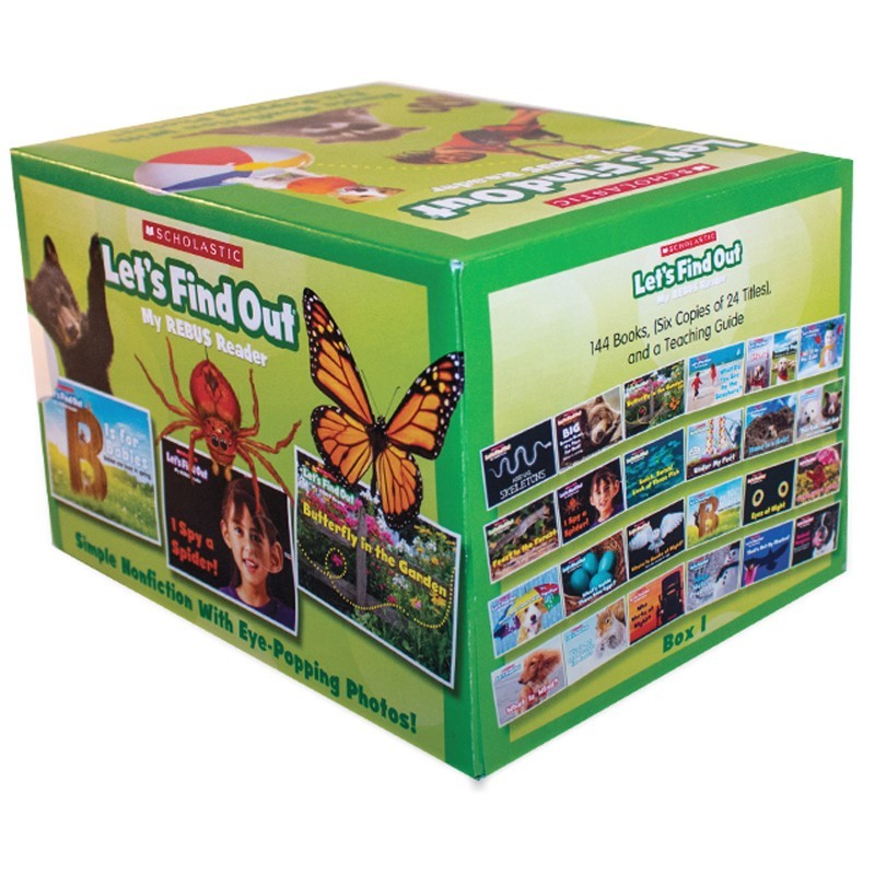 Scholastic Teaching Solutions Let's Find Out: My Rebus Readers Box 1 - Multiple Copy Set