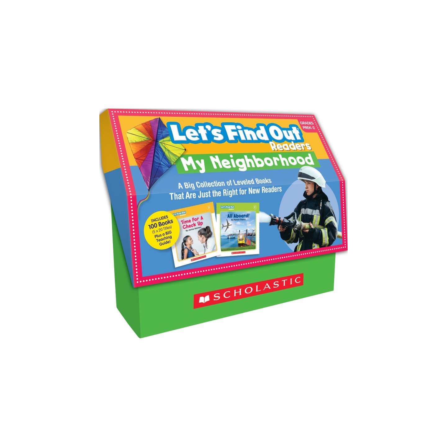 Scholastic Teaching Solutions Let's Find Out Readers: In the Neighborhood / Guided Reading Levels A-D (Multiple-Copy Set)