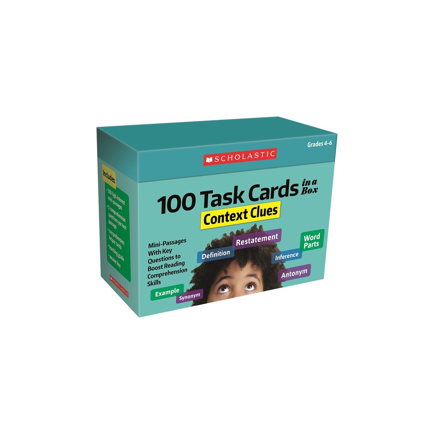 Scholastic Teaching Solutions 100 Task Cards in a Box: Context Clues