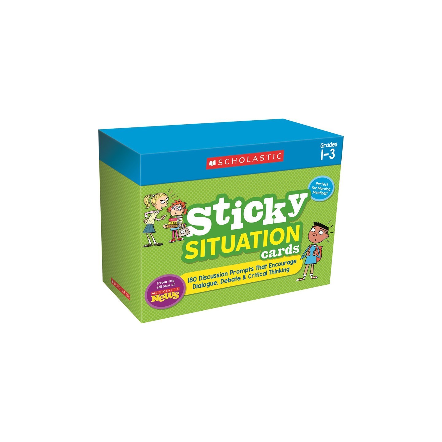 Scholastic Teaching Solutions News Sticky Situation Cards: Grades 1-3