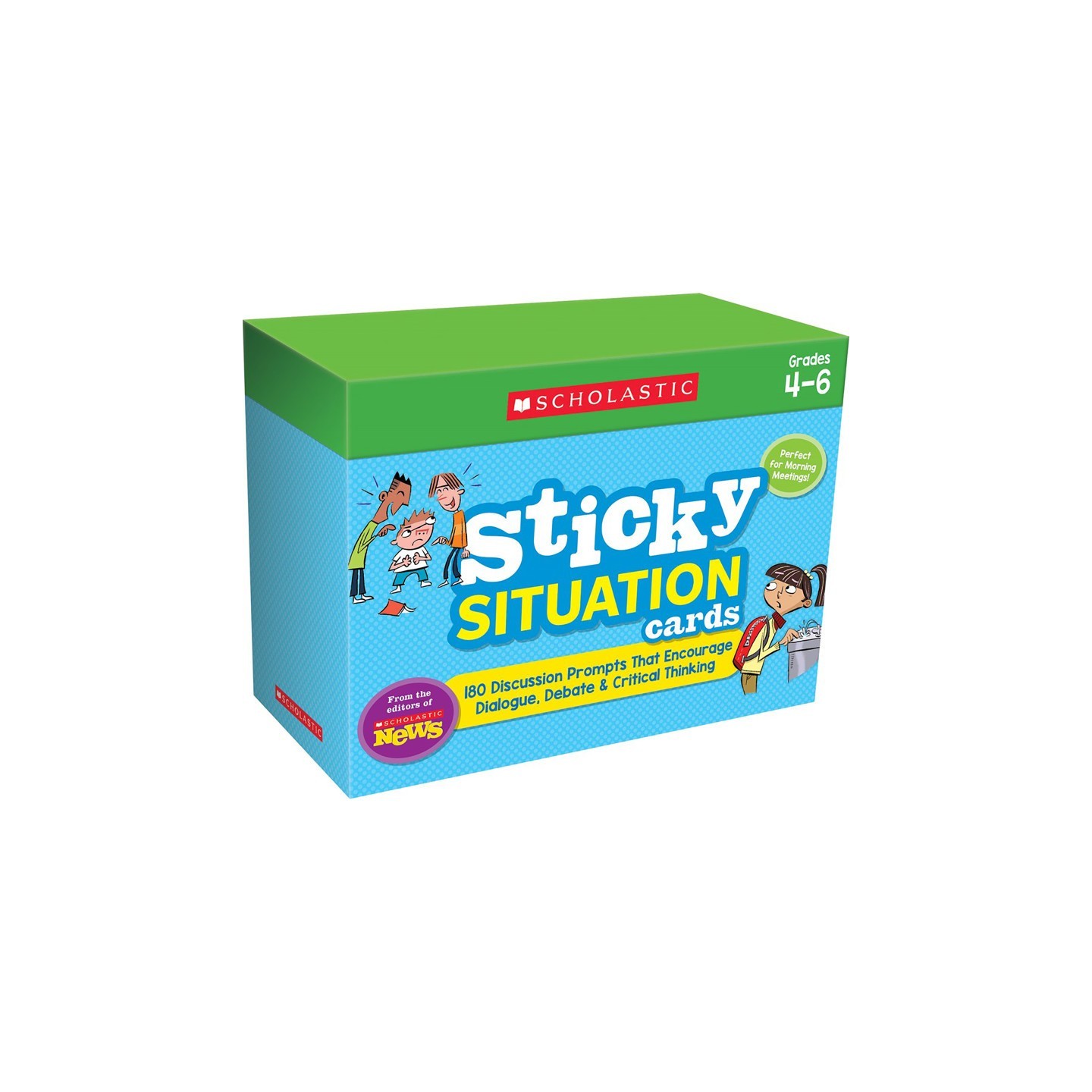 Scholastic Teaching Solutions News Sticky Situation Cards: Grades 4-6