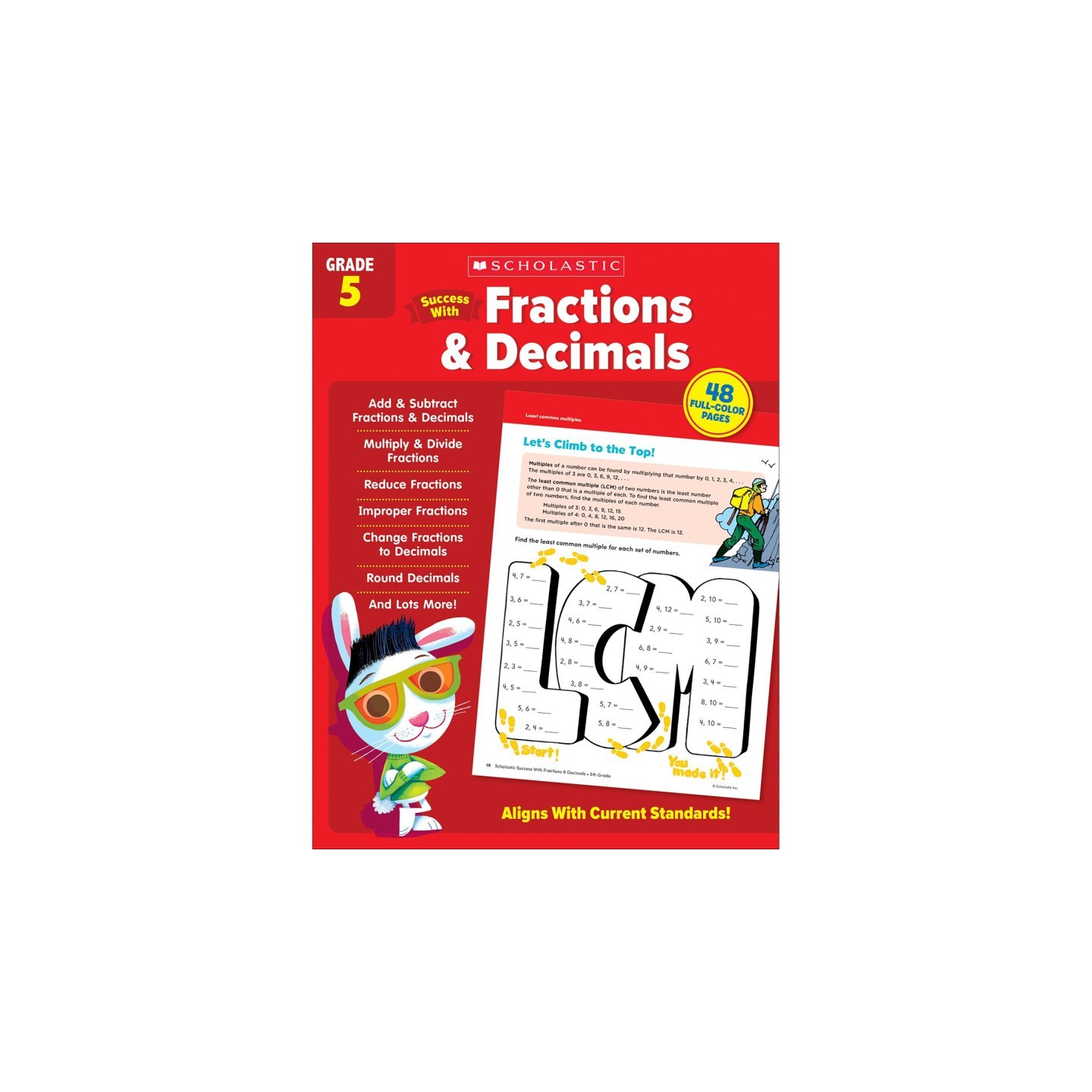 Scholastic Teaching Solutions Success With Fractions & Decimals: Grade 5