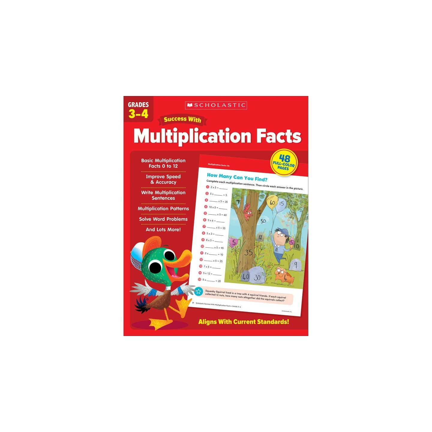 Scholastic Teaching Solutions Success With Multiplication Facts: Grades 3–4