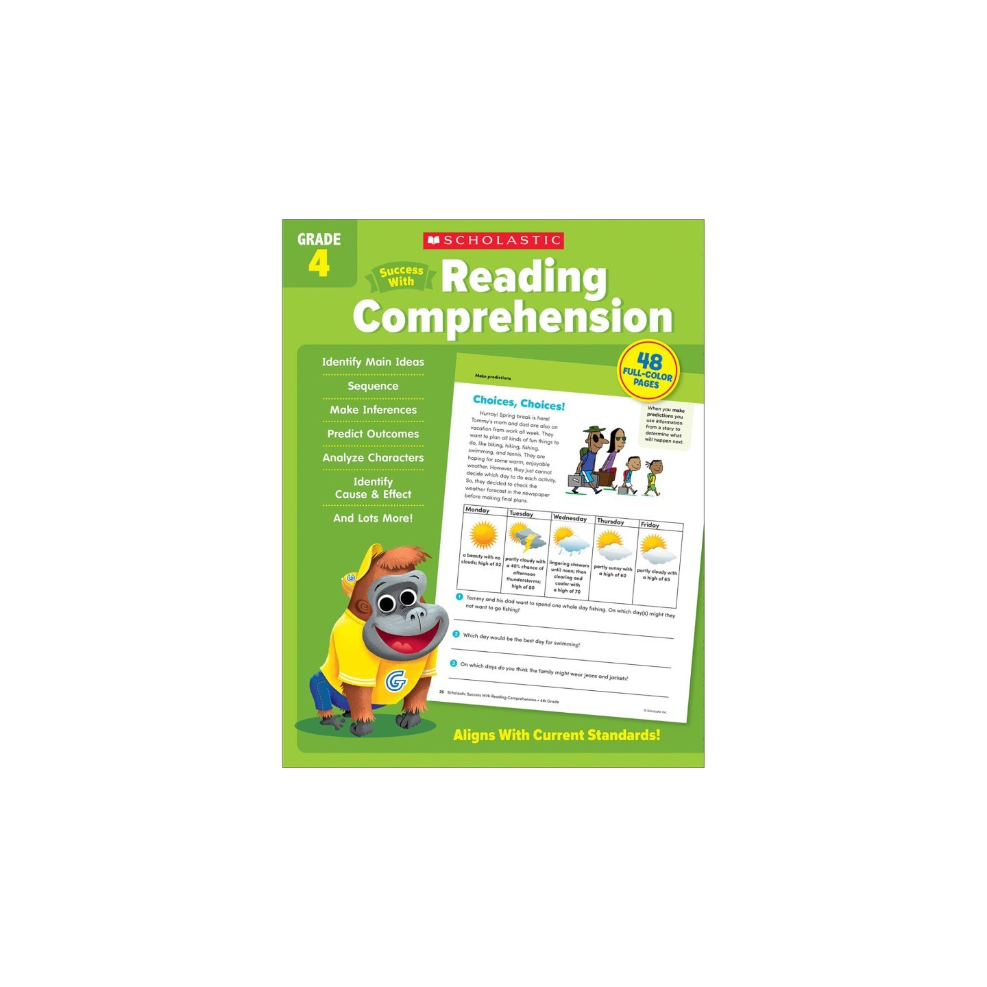 Scholastic Teaching Solutions Success With Reading Comprehension: Grade 4