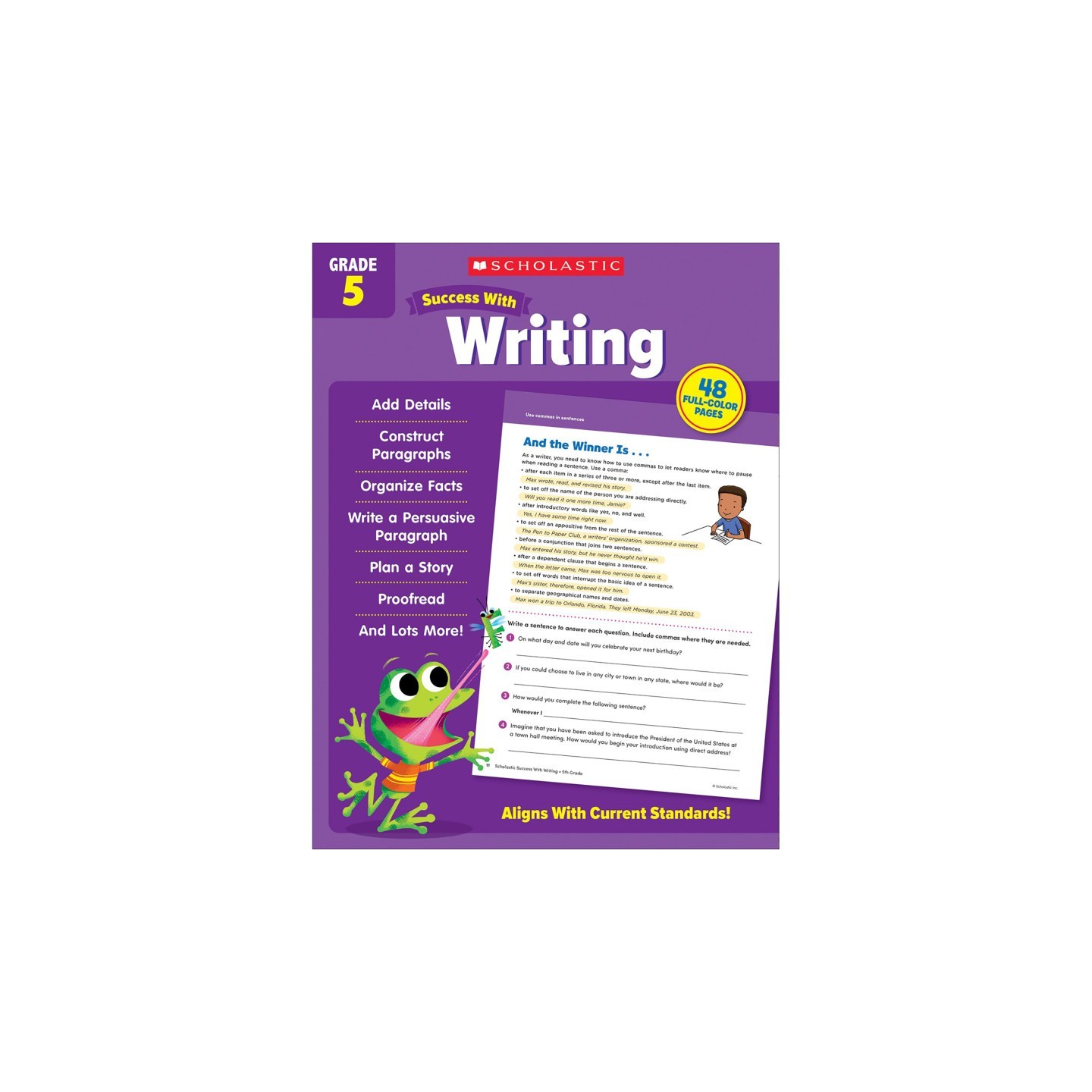 Scholastic Teaching Solutions Success With Writing: Grade 5
