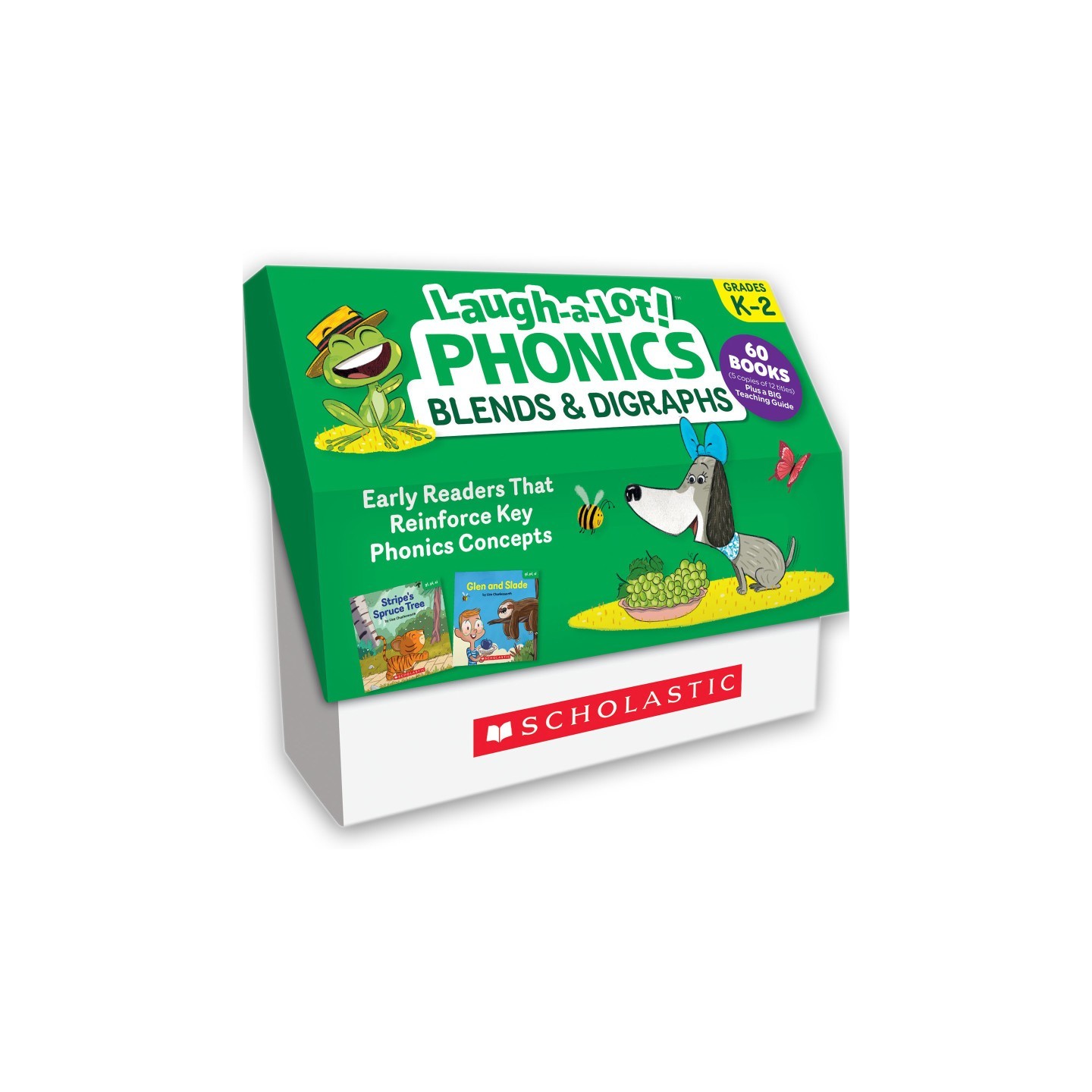 Scholastic Teaching Solutions Laugh-A-Lot Phonics: Blends & Digraphs (Classroom Set)