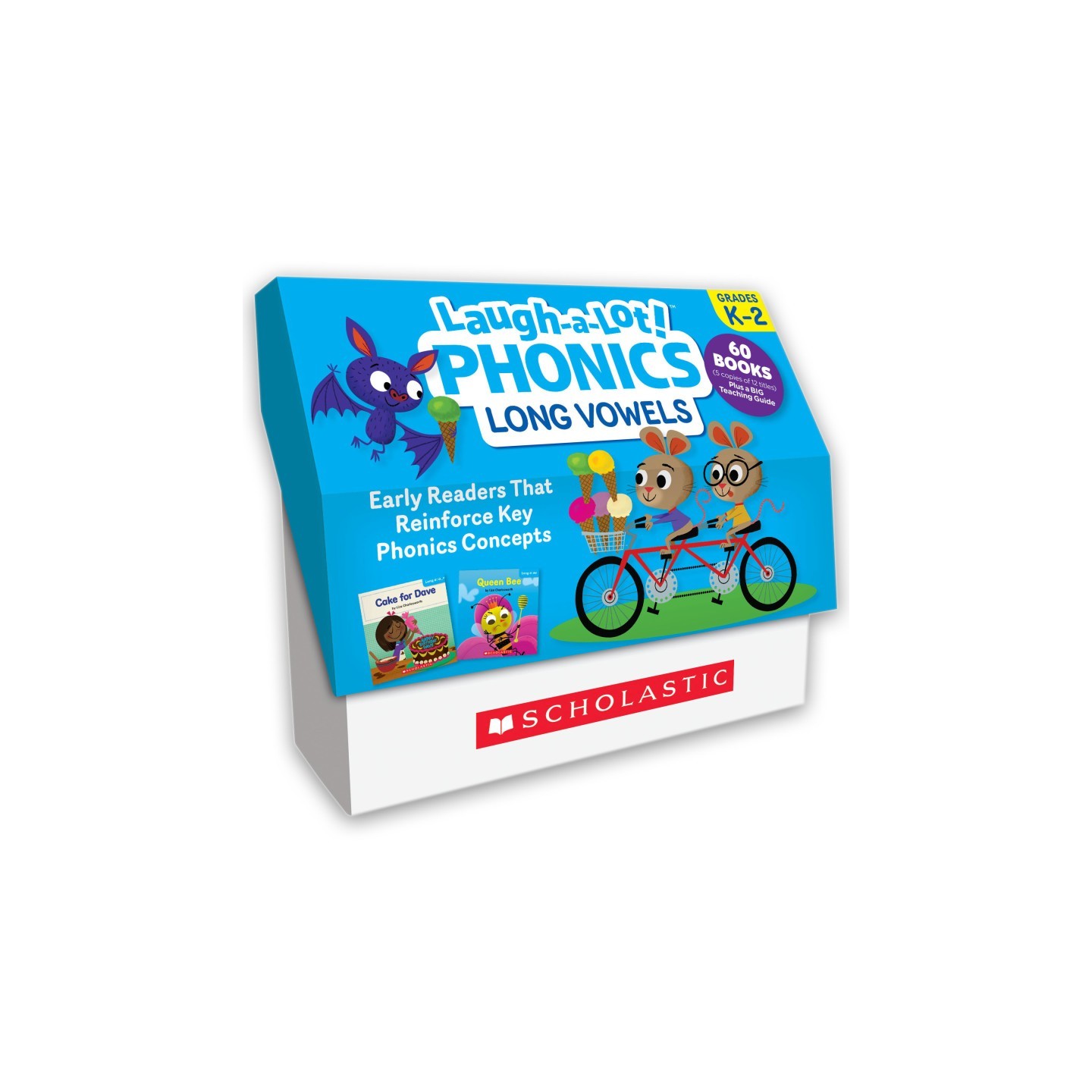 Scholastic Teaching Solutions Laugh-A-Lot Phonics: Long Vowels (Classroom Set)