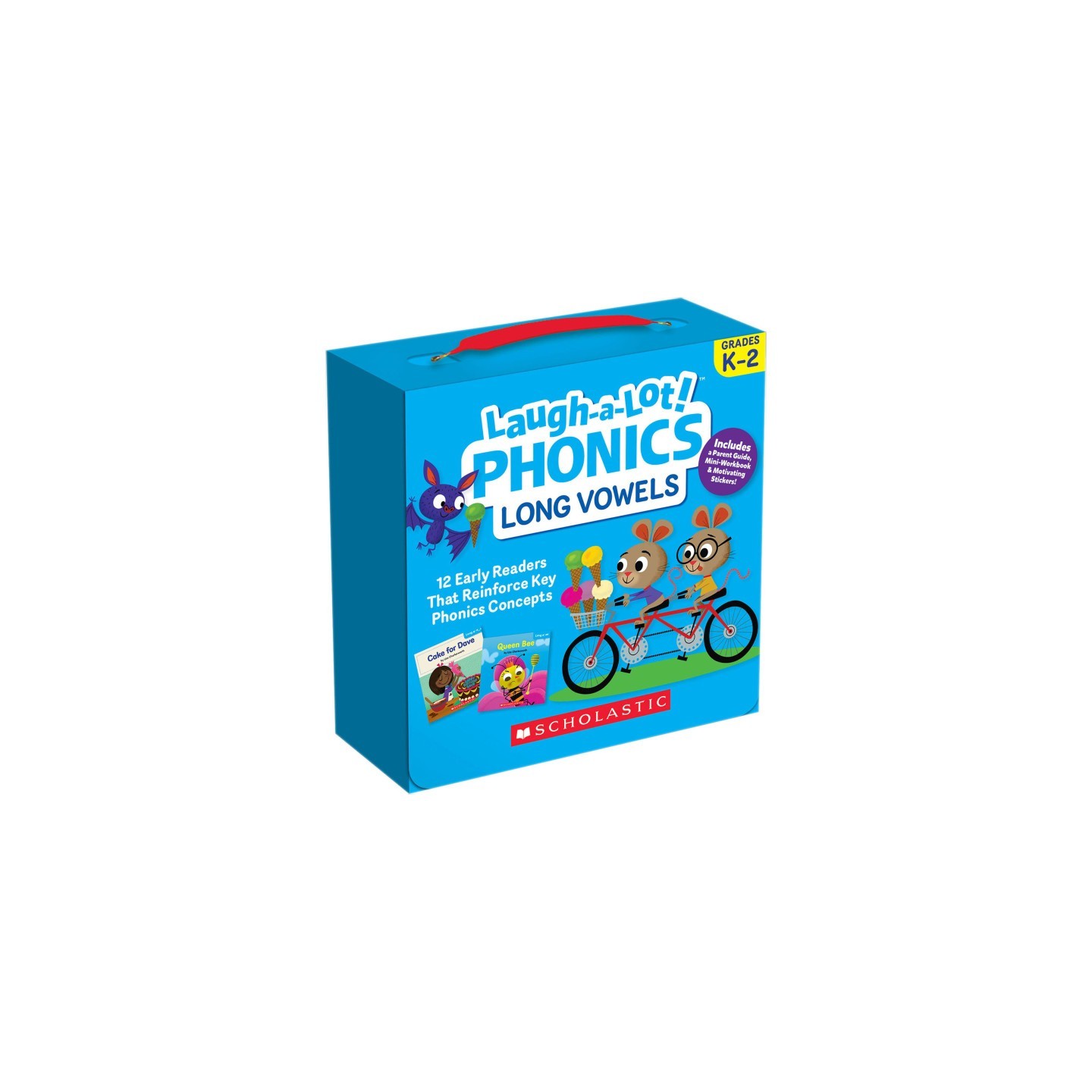 Scholastic Teaching Solutions Laugh-A-Lot Phonics: Long Vowels (Parent Pack)