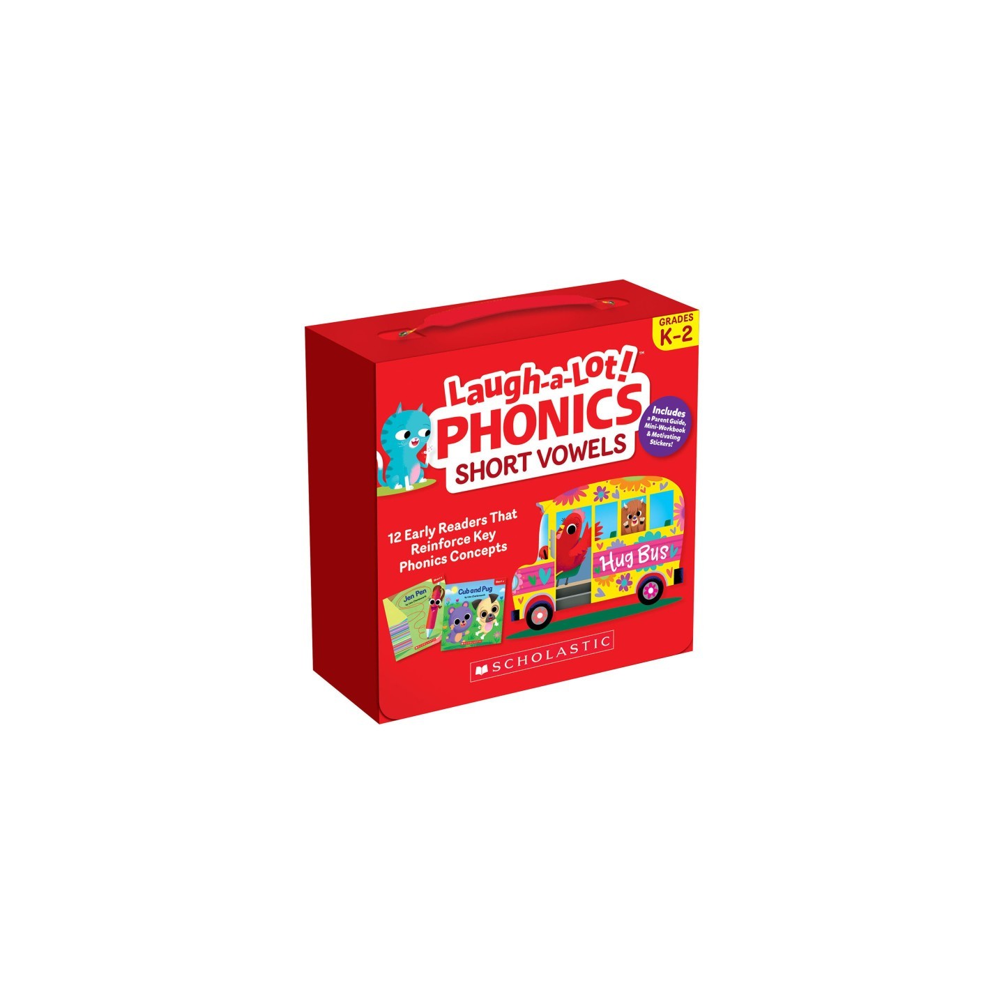 Scholastic Teaching Solutions Laugh-A-Lot Phonics: Short Vowels (Parent Pack)