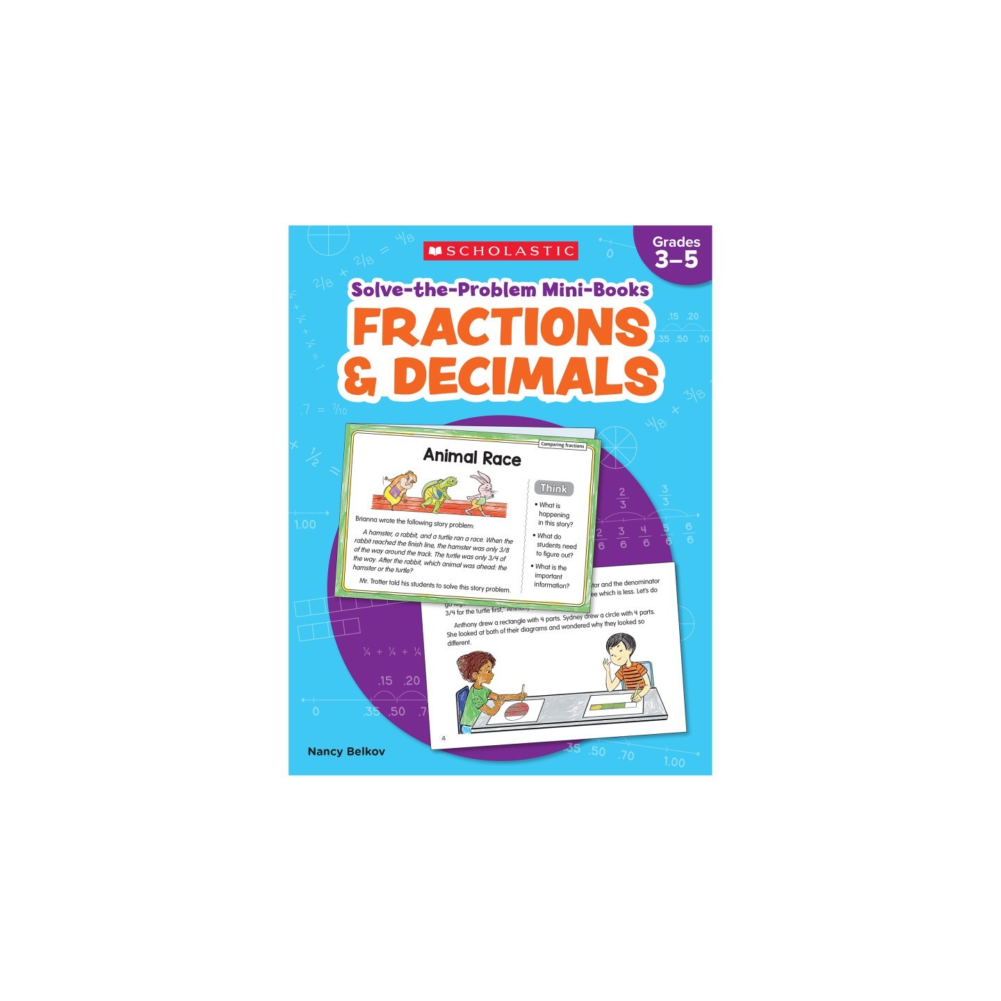 Scholastic Teaching Solutions Solve-the-Problem Mini Books: Fractions & Decimals