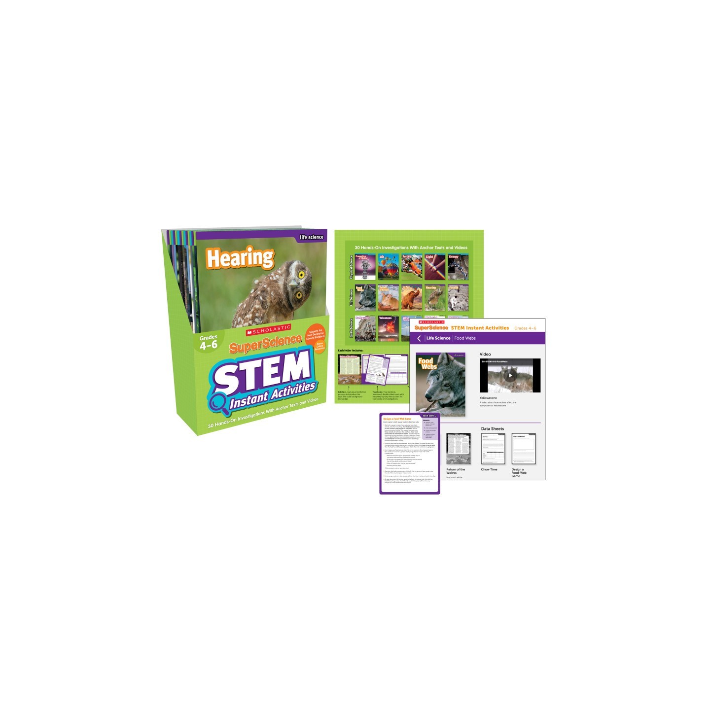 Scholastic SuperScience STEM Instant Activities, Grades 4-6