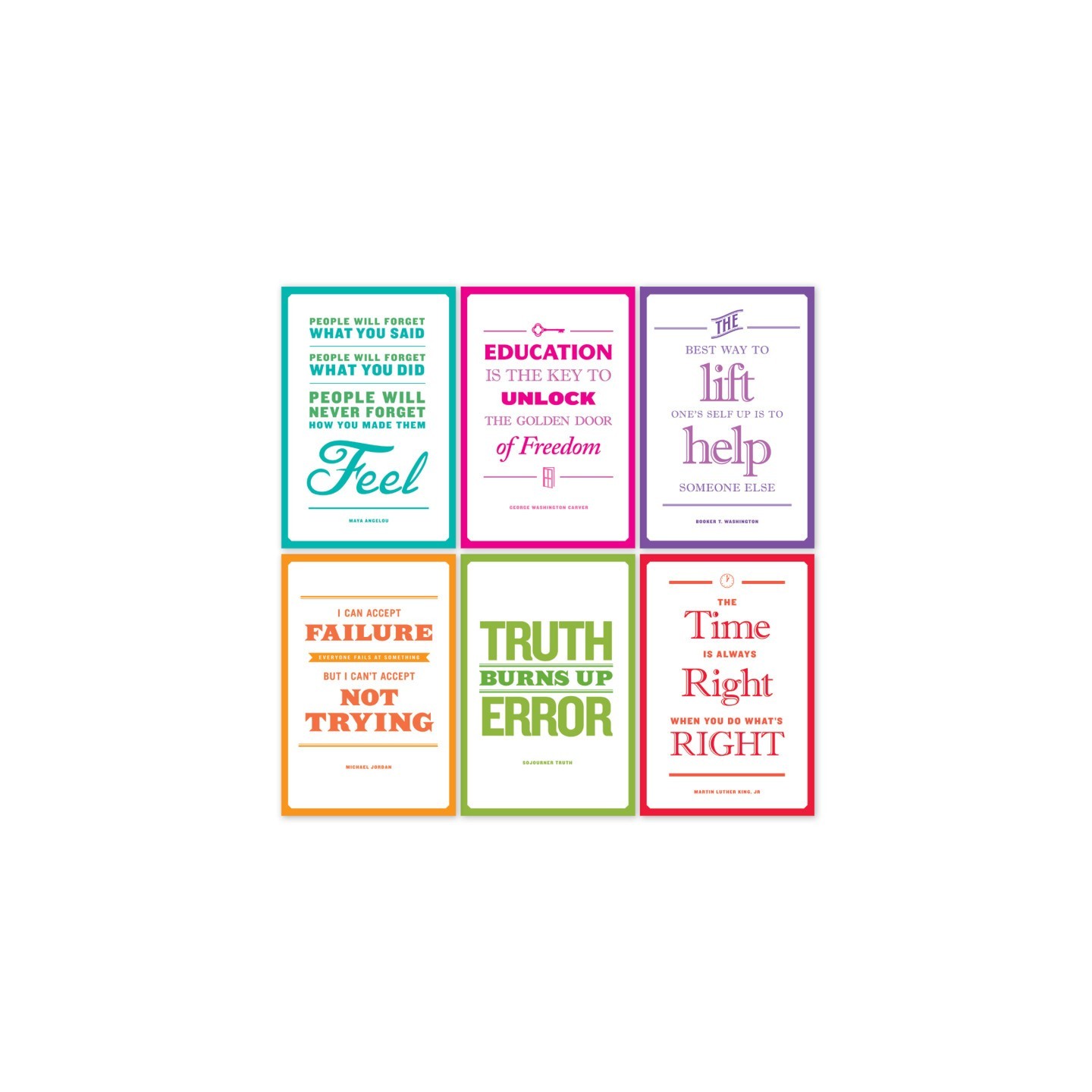 Scholastic Teaching Solutions Inspirational African American Quotes Bulletin Board