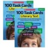 Scholastic Teaching Solutions 100 Task Cards: Literary Text Book, Grade 4-6, Pack of 2