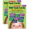 Scholastic Teaching Solutions 100 Task Cards: Text Evidence Text Activity Book, Pack of 2