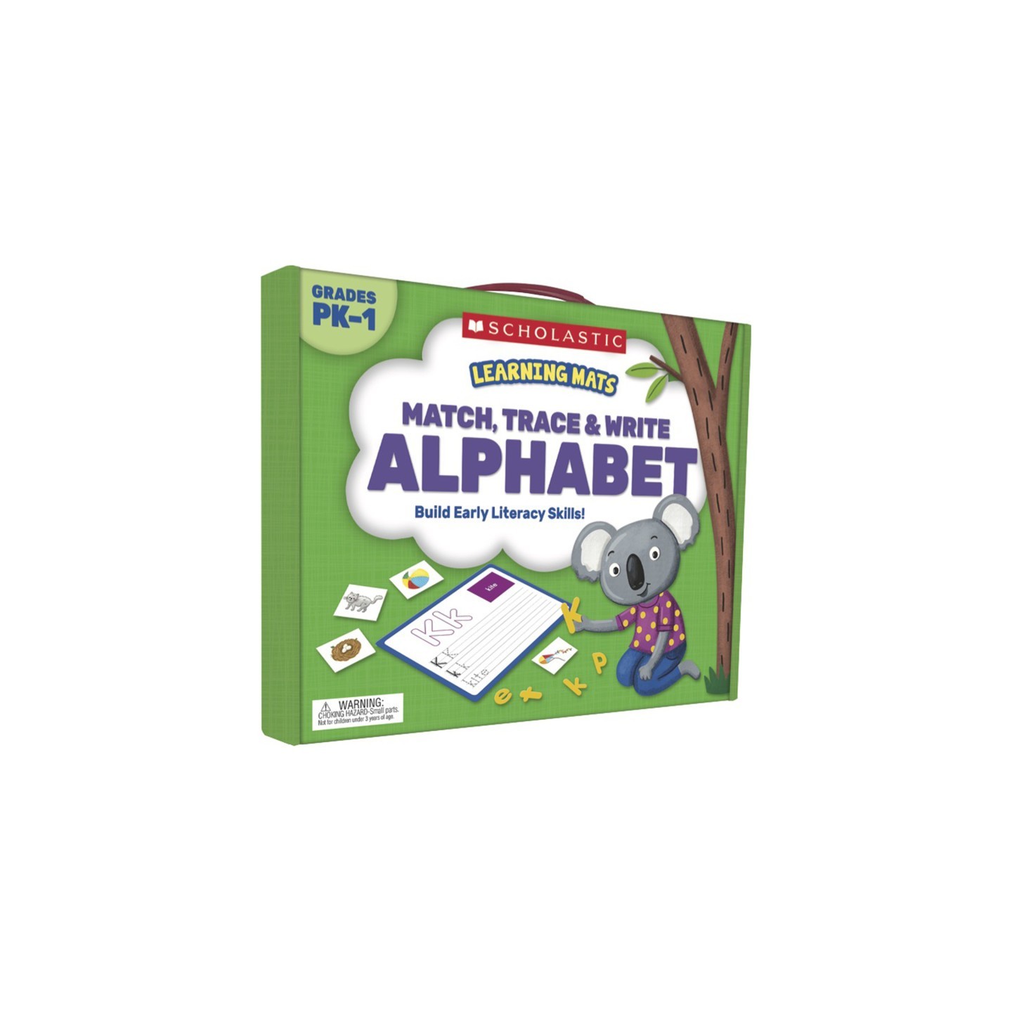 Scholastic Learning Mats: Match, Trace & Write the Alphabet for Grades PreK-1