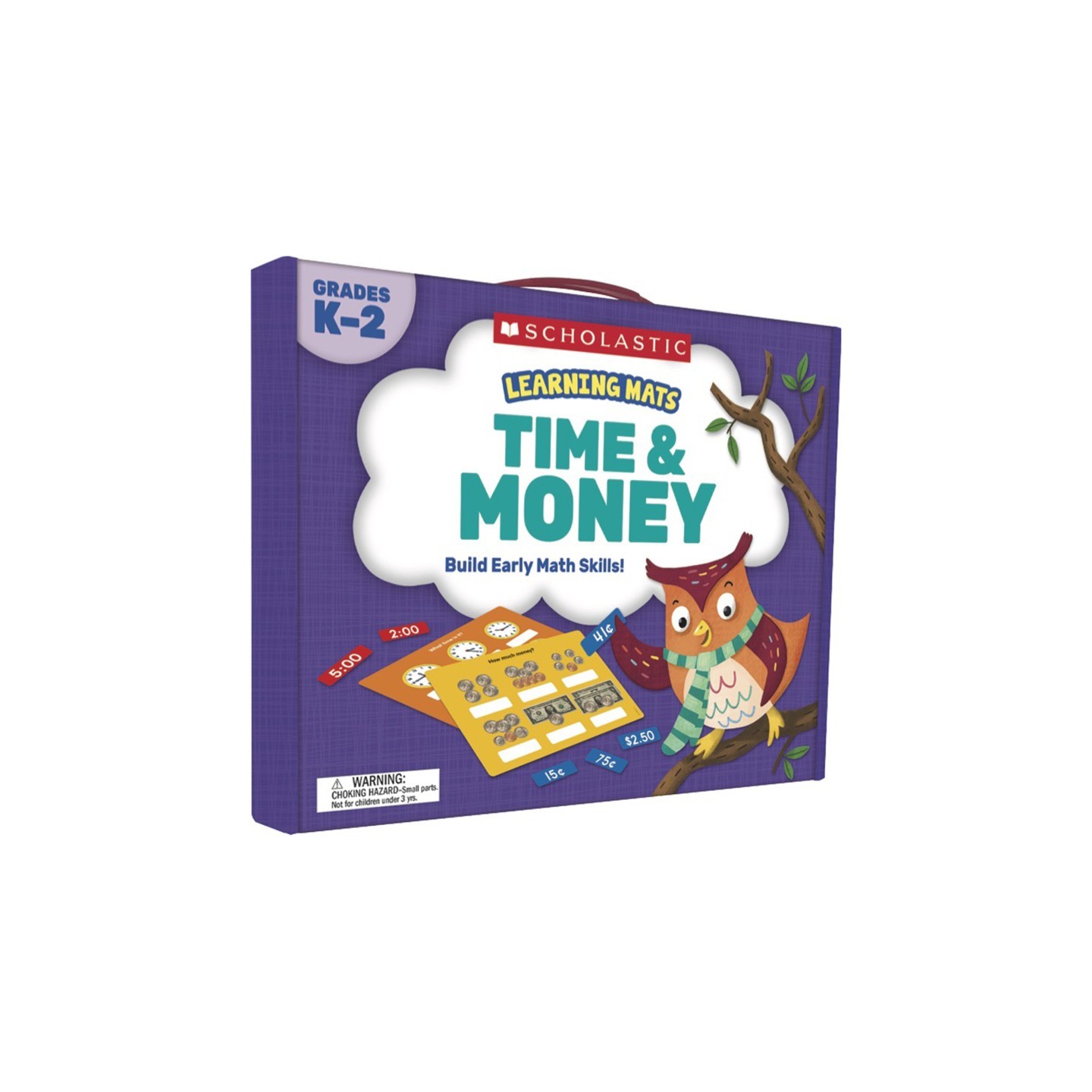 Scholastic Teaching Solutions Learning Mats: Time & Money, Grades K-2