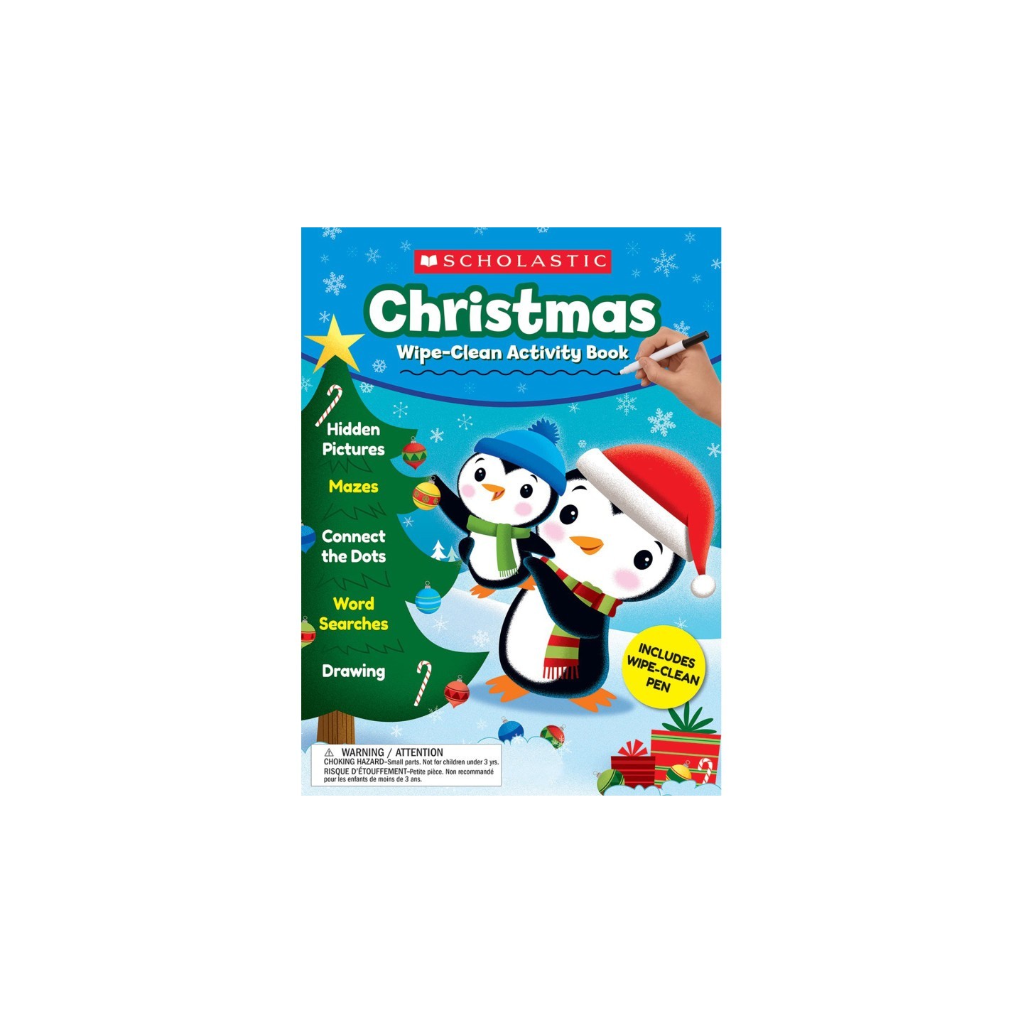 Scholastic Teaching Solutions Christmas Wipe-Clean Activity Book