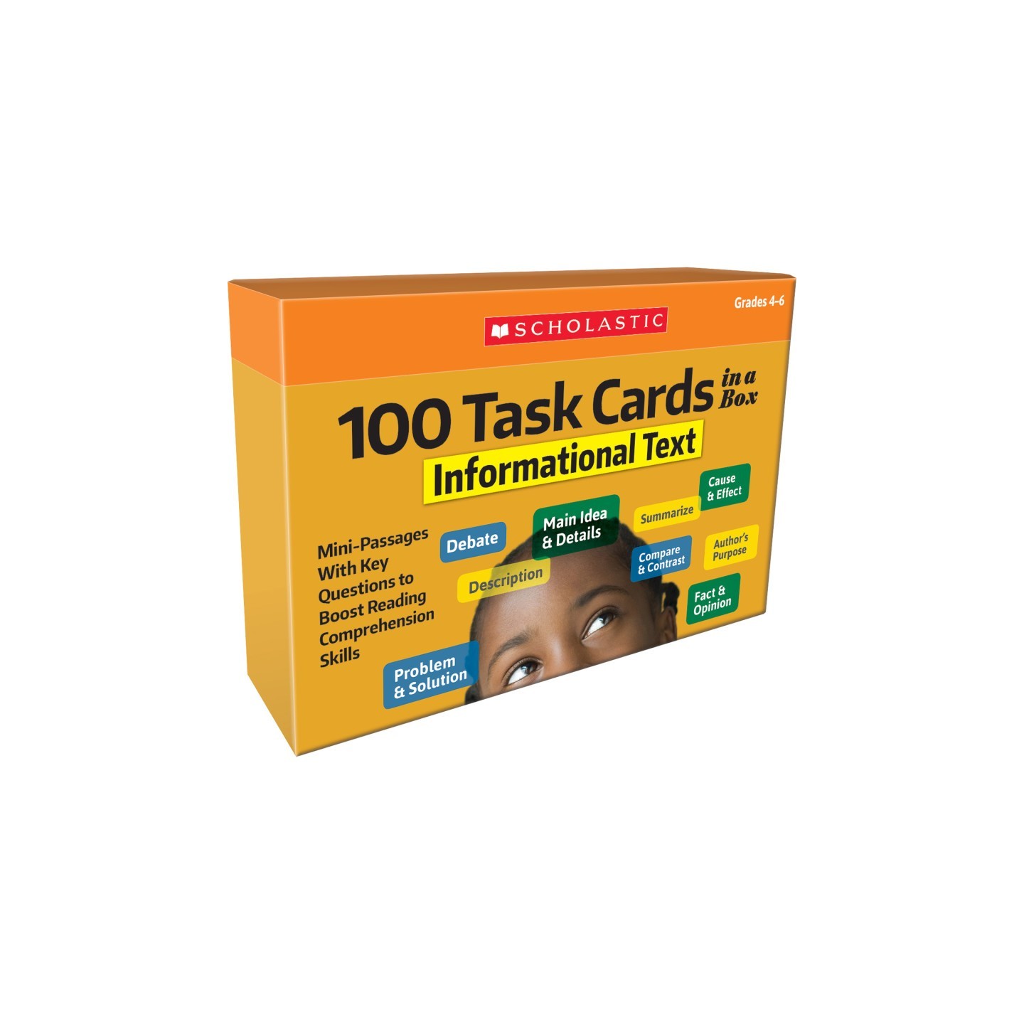 Scholastic Teaching Solutions 100 Task Cards in a Box: Informational Text