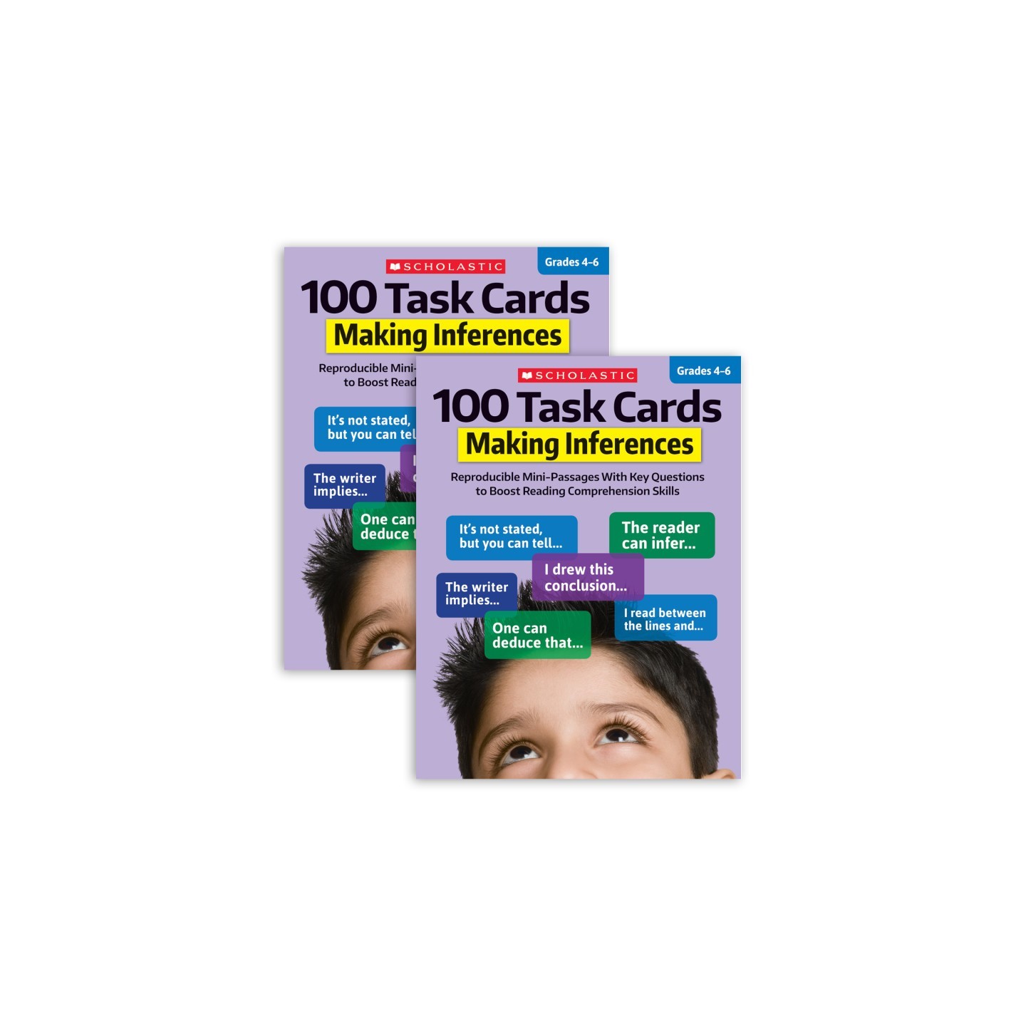 Scholastic Teaching Solutions 100 Task Cards: Making Inferences Activity Book, Pack of 2