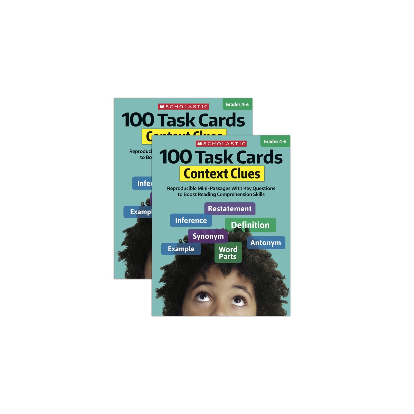Scholastic Teaching Solutions 100 Task Cards: Context Clues Activity Book, Pack of 2