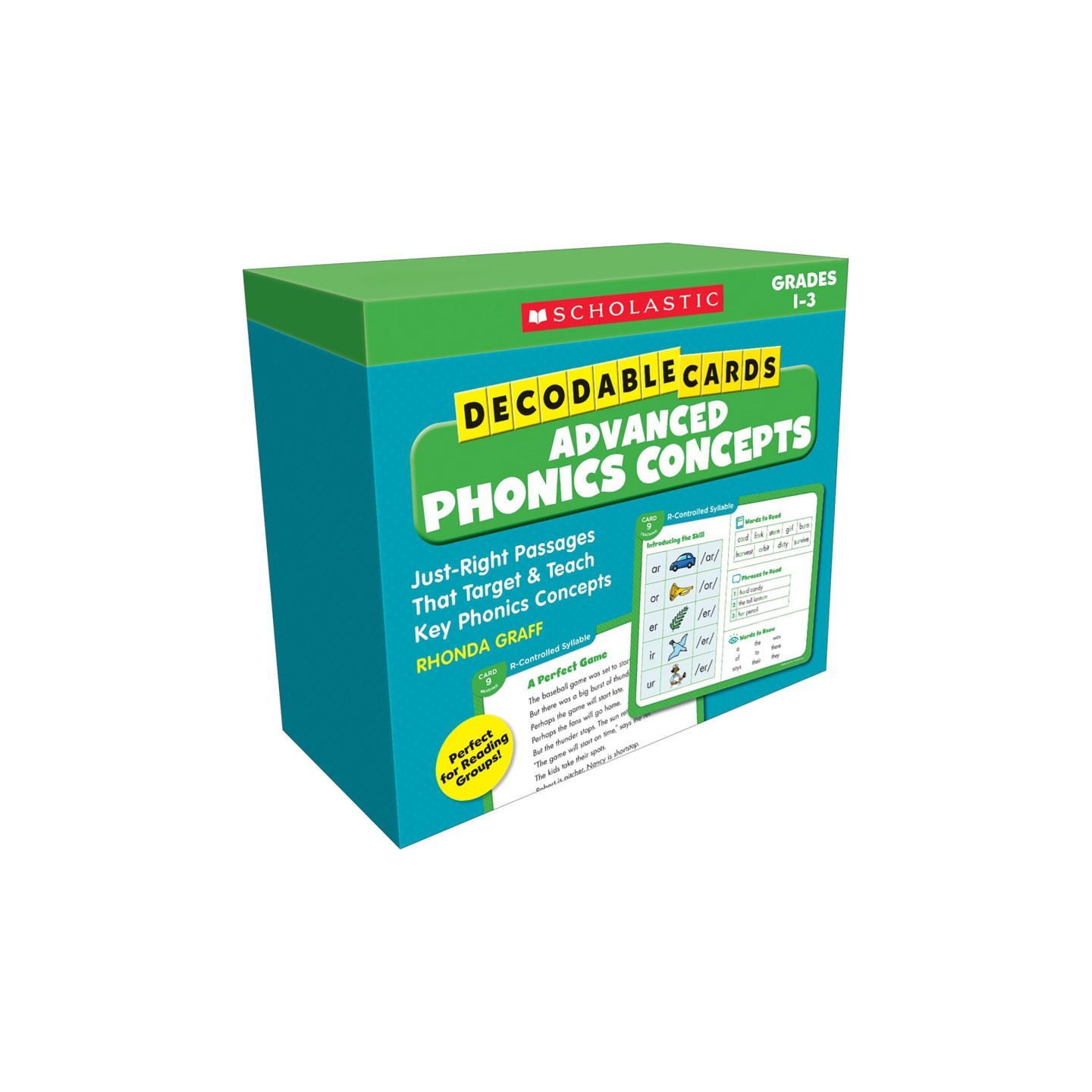 Scholastic Teaching Solutions Decodable Cards: Advanced Phonics Concepts