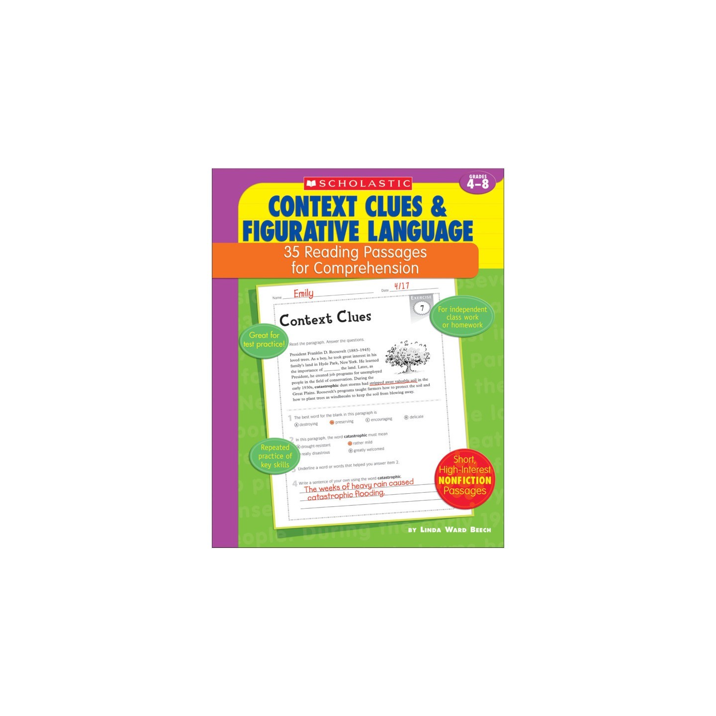Scholastic Teaching Solutions 35 Reading Passages for Comprehension: Context Clues & Figurative Language