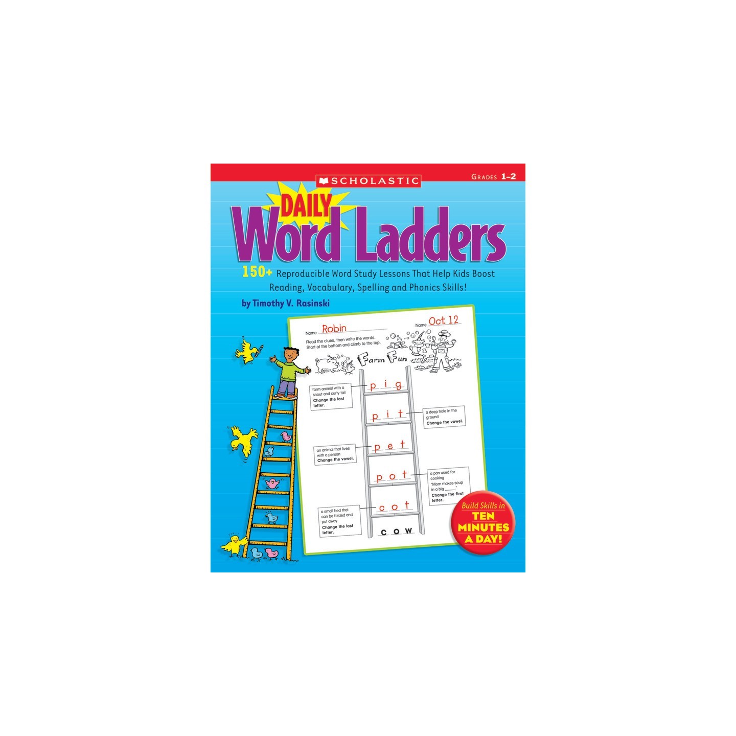 Scholastic Teaching Solutions Daily Word Ladders Book, Grades 1-2