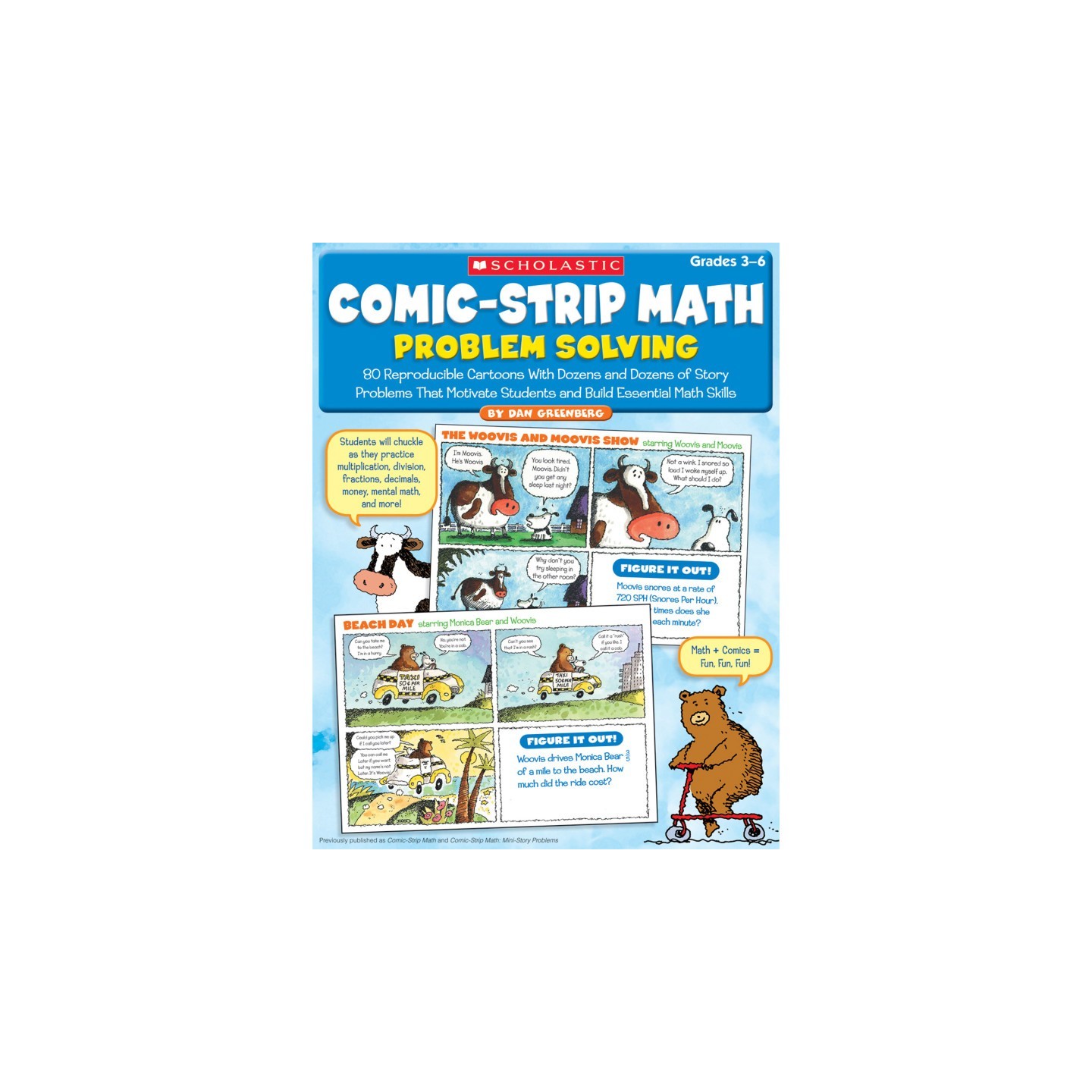 Scholastic Teaching Solutions Comic-Strip Math: Problem Solving Book